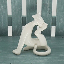 Load image into Gallery viewer, LUXBARN White Porcelain Cat / 4&quot;
