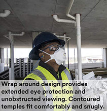 Load image into Gallery viewer, 3M Safety Glasses, Virtua CCS Protective Eyewear 11873, Removable Foam Gasket, Gray Lenses, Anti-Fog, Corded Ear Plug Control System
