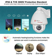 Load image into Gallery viewer, 2MP Auto Tracking PTZ IP Camera with 20X Optical Zoom, Waterproof High Speed Outdoor Security Camera, Support Micro SD Card and P2P, H.265/H.264 ONVIF2.4, 500ft IR Night Vision
