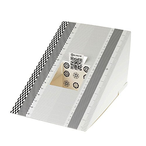 DSLRKIT Lens Focus Calibration Tool Alignment Ruler Folding Card(Pack of 6)