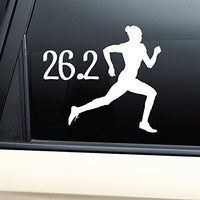 26.2 Marathon Female Vinyl Decal Laptop Car Truck Bumper Window Sticker