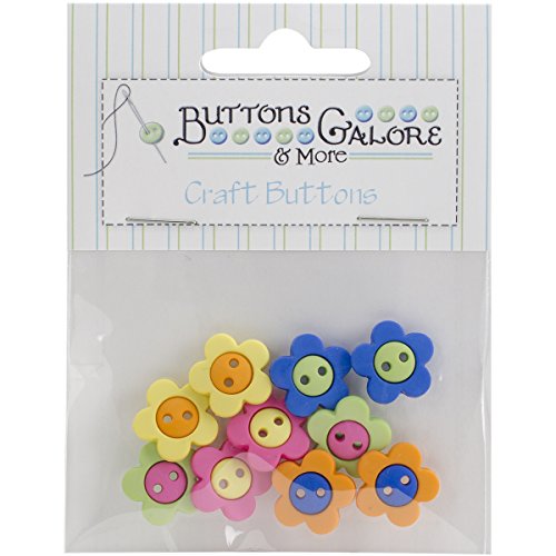 Buttons Galore Button Theme Pack, Hot Flowers
