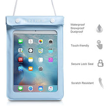 Load image into Gallery viewer, WALNEW Universal Waterproof eReader Protective Case Cover for Amazon Kindle Oasis/Paperwhite/Kindle 2019/Keyboard/Kindle Fire 7, Kobo Touch,Nook Simple Touch, iPad Mini, Lightblue
