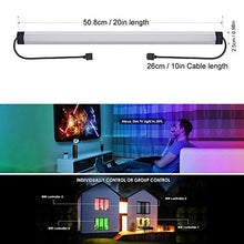 Load image into Gallery viewer, LAIFUNI LED Smart Under Cabinet Lighting - Dimmable Under Counter Lights,20 Inch Panel,RGB,WiFi Controlled,Multicolor Lamps with Remote Control and Compatible with Alexa,Google Assistant (3 Pack Kit)
