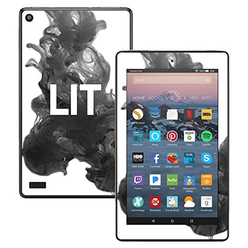 MightySkins Skin Compatible with Amazon Kindle Fire 7 (2017) - Lit | Protective, Durable, and Unique Vinyl Decal wrap Cover | Easy to Apply, Remove, and Change Styles | Made in The USA