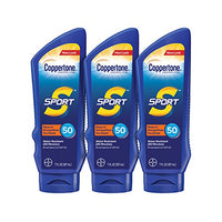 Coppertone Sport Sunscreen Lotion Broad Spectrum Spf 50 Multipack (7 Fluid Ounce Bottle, Pack Of 3)