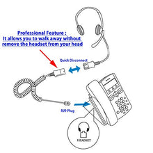 Load image into Gallery viewer, Phone Headset Compatible with Cisco 8941 8945 8961 9951 9971 - Cost Effective Call Center Noise Cancel Mic Binaural Headset
