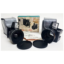 Load image into Gallery viewer, Focal Vintage Auxiliary Lens Set Telephoto &amp; Wide-Angle for Kodak Disc Cameras
