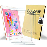 iPad 9.7 2nd 3rd 4th Gen 2012-2014 Screen Protector, KIQ [3 Pack] Tempered Glass Anti-Scratch 9H Toughness Scratch-Resist Easy-to-Install Self-Adhere GLASS For Apple iPad 9.7-inch 2/3/4