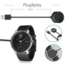 Load image into Gallery viewer, TUSITA Charger Compatible with Withings Hybrid, Nokia Steel HR Smartwatch - USB Charging Cable 100cm - Fitness Tracker Accessories
