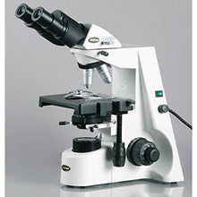 Load image into Gallery viewer, AmScope B690B Siedentopf Binocular Compound Microscope, 40X-2000X Magnification, WH10x and WH20x Super-Widefield Eyepieces, Infinity Objectives, Brightfield, Kohler Condenser, Double-Layer Mechanical
