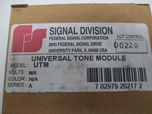 Load image into Gallery viewer, Federal Signal Universal Tone Module, Black/White, Model Number: UTM
