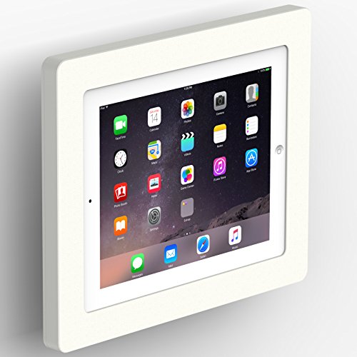 VidaMount White Enclosure and Tilting VESA Slim Wall Mount [Bundle] Compatible with iPad 2/3/4