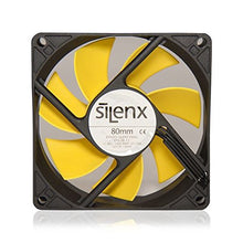 Load image into Gallery viewer, SilenX EFX-08-12 Effizio 80x25mm 12dBA 25CFM PC Computer Case Fan
