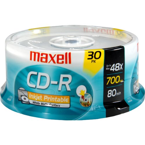 MAXELL CD-R 700 48X PW 25PC SPINDLE