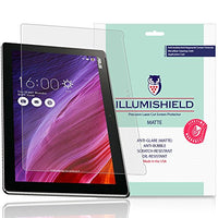 iLLumiShield Matte Screen Protector Compatible with Asus ZenPad 10 (2-Pack) Anti-Glare Shield Anti-Bubble and Anti-Fingerprint PET Film