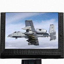 Load image into Gallery viewer, A10 Thunderbolt Black TriFold Nylon Wallet Great Gift Idea

