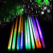 Load image into Gallery viewer, 1 Set 50CM Multi-Color Rain Meteor Shower Led Lights Waterproof Tubes Snowfall String Garden
