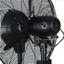 Load image into Gallery viewer, 260W Power Water Spray Floor Fan Water Spray Safety net Cover Three-Leaf Horn Fan Steel Plastic Leaf Cooling Fan (Size : Fan Blade Diameter 75cm)
