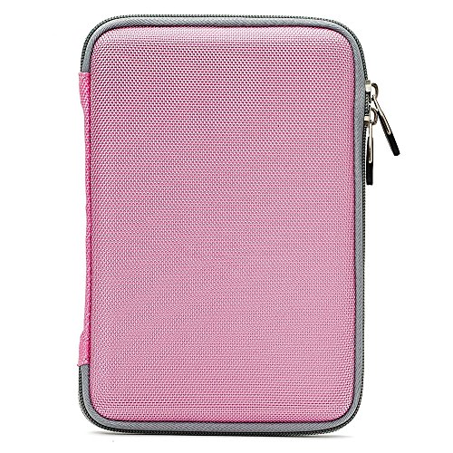 VanGoddy Pink Protective EVA Hard Shell Travel Carrying Case Storage Bag Suitable for Barnes & Noble Nook Tablet 7