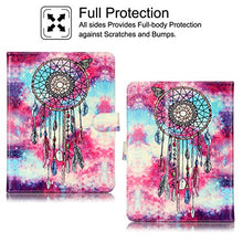 Load image into Gallery viewer, Universal 8.0&quot; Case, Newshine PU Leather Stand Folio Case with Card Slots for Galaxy Tab 3, Tab 4, Note 8.0 / iPad Mini 1, 2, 3 / Amazon Kindle Fire HD, Fire HDX and More 8.0&quot; - Red Dreamcatcher
