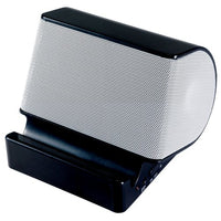 Portable Stereo Speaker with Built-in Stand - Black