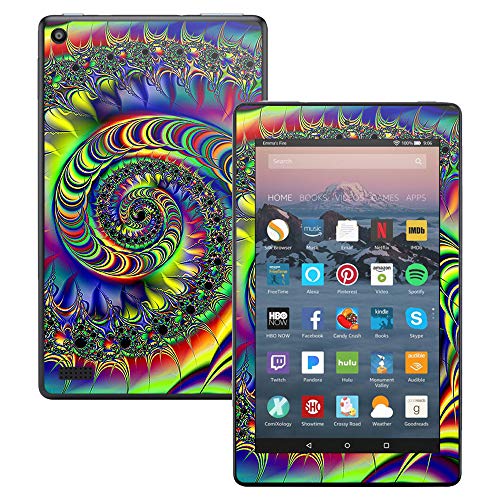 MightySkins Skin Compatible with Amazon Kindle Fire 7 (2017) - Acid | Protective, Durable, and Unique Vinyl Decal wrap Cover | Easy to Apply, Remove, and Change Styles | Made in The USA
