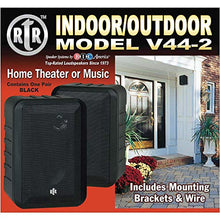 Load image into Gallery viewer, BIC AMERICA RTRV44-2 4&quot;&quot; RtR Series 3-Way Indoor/Outdoor Speakers (Black) electronic consumer
