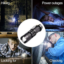Load image into Gallery viewer, BESTSUN 5 Pack Tactical Mini LED Flashlight Ultra Bright 300 Lumens Q5 LED Handheld Flashlights Water Resistant Adjustable Focus Small Torch Light for Kids Child Camping Cycling Hiking Emergency
