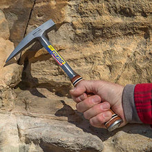 Load image into Gallery viewer, ESTWING Rock Pick - 13 oz Geological Hammer with Smooth Face &amp; Genuine Leather Grip - E13P
