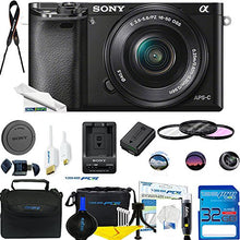 Load image into Gallery viewer, Deal-Expo Sony Alpha a6000 ILCE6000LB 24.3 Megapixel Mirrorless Interchangeable Lens Digital Camera with 16-50mm Lens (Black) Kit
