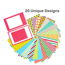 Load image into Gallery viewer, FoRapid 20 Sheets Creative Film Decor Border Sticker for FujiFilm Mini 9 8 7s 25 50s 90 7-Pastel Color Pattern

