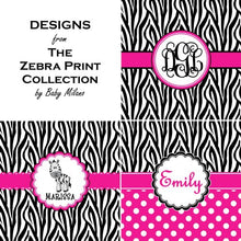 Load image into Gallery viewer, Zebra Print Tablet Case/Sleeve - Large (Personalized)

